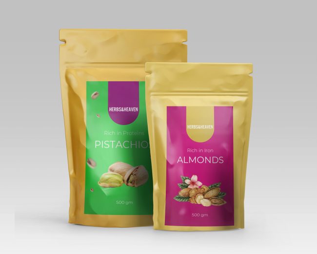 Combo Of 2: Pistachios & Almonds - (2 x 500gm)