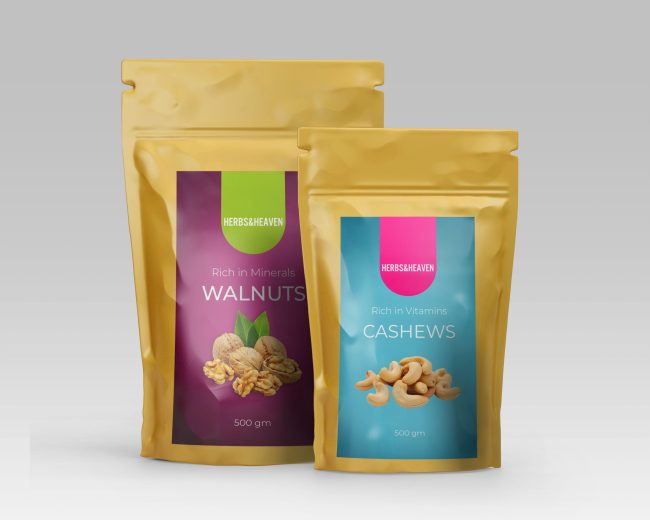 Combo of 2: Walnuts & Cashews - (2 x 500gm)